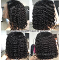 Unprocessed Raw Natural Lace Front Curly Bob Wig,Wholesale Short Human Hair Lace Front Wig,Brazilian Hair Hd lace Frontal Wigs